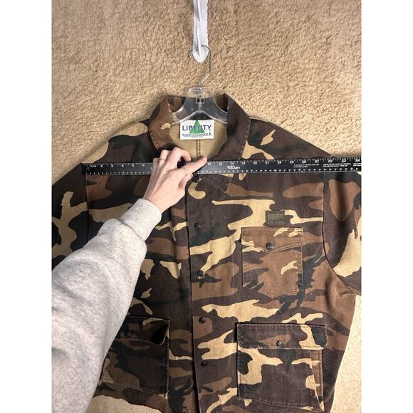 Vtg Liberty Real Tree Camo Chore Style Jacket Sz 3X Military Hunting Utility EUC - Picture 12 of 16